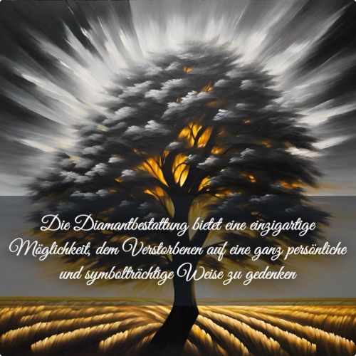 Diamantbestattung innovative einzigartige Form der Bestattung