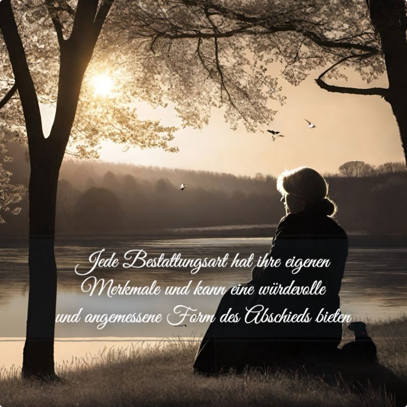  Zur Auswahl stehende Bestattungsarten