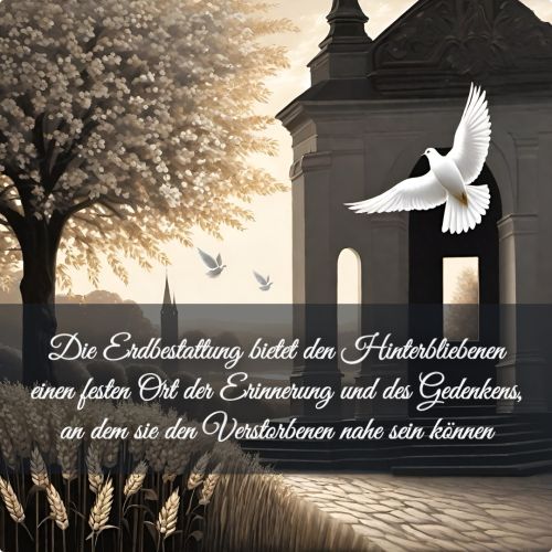 klassische Erdbestattung als traditionelle Bestattungsart